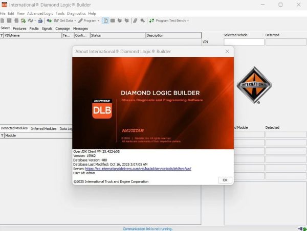Phần mềm chẩn đoán điện thân xe Diamond Logic Builder